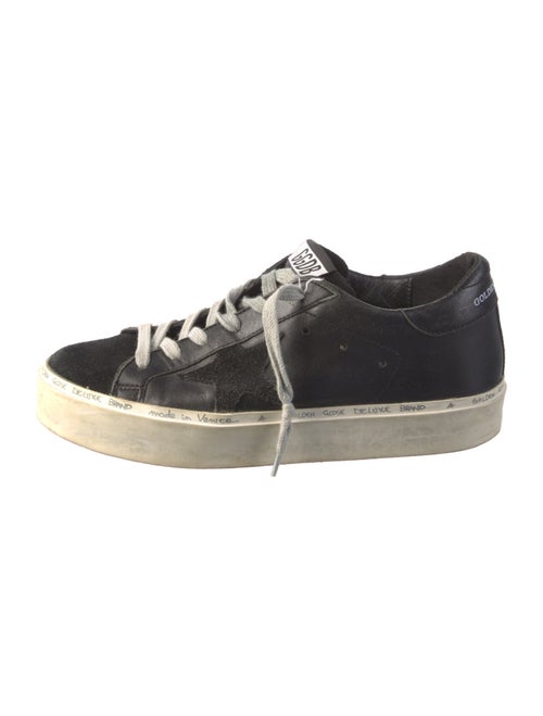 Golden Goose Leather Distressed Accents Sneakers