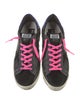 Golden Goose Leather Colorblock Pattern Sneakers