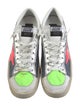Golden Goose Leather Colorblock Pattern Sneakers