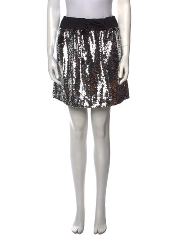 Golden Goose Skirts Sequin Embellishments Mini Skirt S