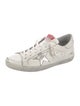 Golden Goose Leather Distressed Accents Sneakers