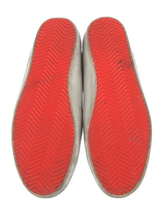 Golden Goose Leather Distressed Accents Sneakers