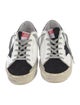 Golden Goose Leather Printed Sneakers