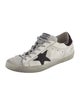 Golden Goose Leather Printed Sneakers