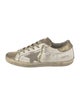Golden Goose Leather Printed Sneakers