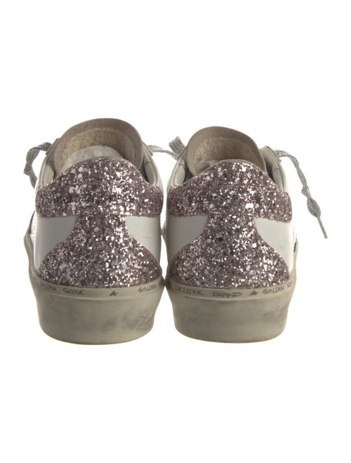 Golden Goose Leather Printed Sneakers