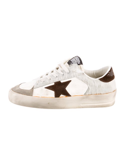 Golden Goose Ponyhair Printed Sneakers