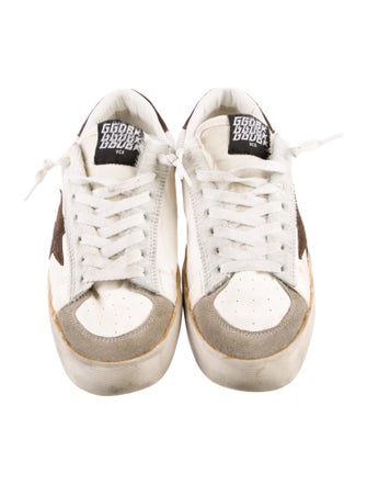 Golden Goose Ponyhair Printed Sneakers