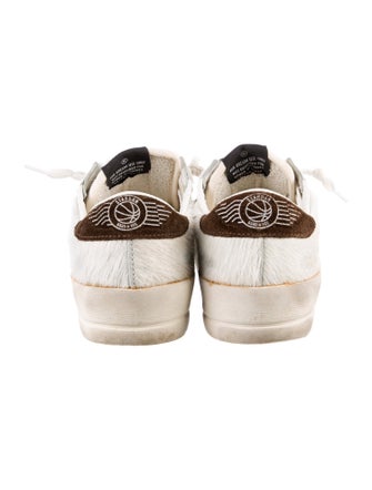 Golden Goose Ponyhair Printed Sneakers