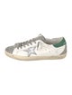 Golden Goose Leather Colorblock Pattern Sneakers