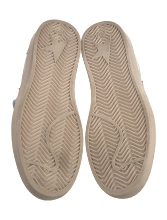 Golden Goose Leather Printed Sneakers