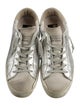 Golden Goose Leather Distressed Accents Sneakers