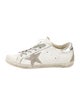 Golden Goose Leather Printed Sneakers