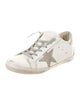 Golden Goose Leather Printed Sneakers