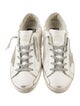 Golden Goose Leather Printed Sneakers