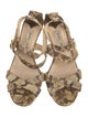 Golden Goose Snakeskin Animal Print Espadrilles