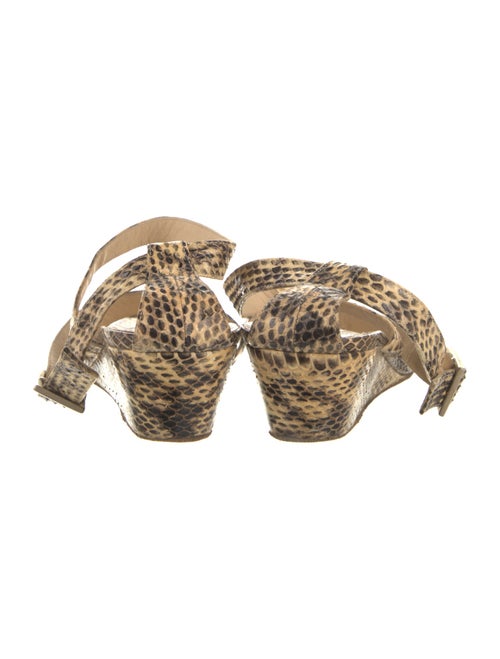 Golden Goose Snakeskin Animal Print Espadrilles