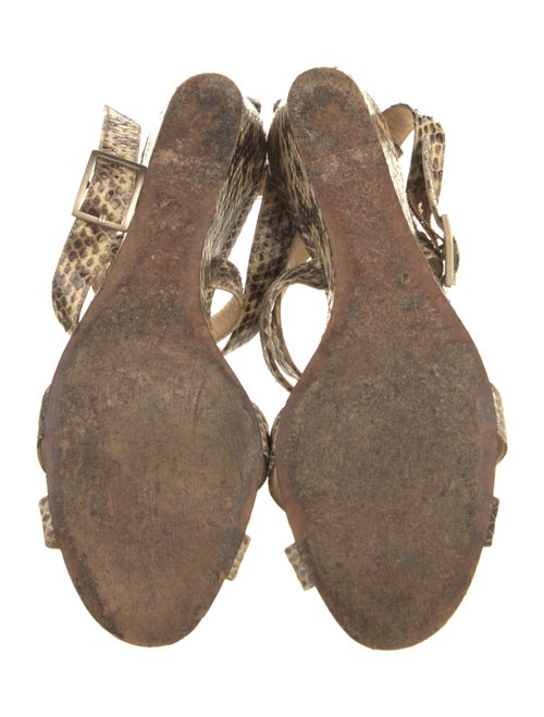 Golden Goose Snakeskin Animal Print Espadrilles