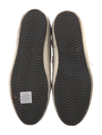Golden Goose Leather Printed Sneakers