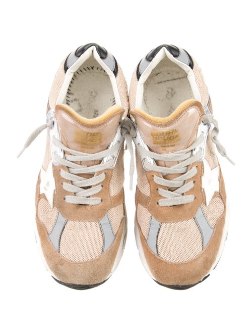Golden Goose Leather Printed Sneakers