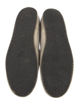 Golden Goose Leather Printed Sneakers