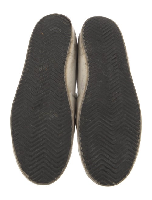 Golden Goose Leather Printed Sneakers