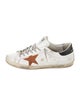 Golden Goose Leather Printed Sneakers
