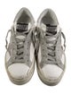 Golden Goose Leather Printed Sneakers