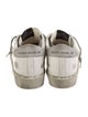 Golden Goose Leather Printed Sneakers