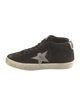 Golden Goose Suede Distressed Accents Sneakers