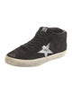Golden Goose Suede Distressed Accents Sneakers