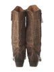 Golden Goose Leather Western Boots