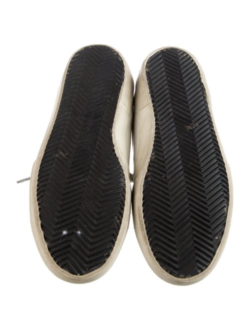 Golden Goose Leather Colorblock Pattern Sneakers