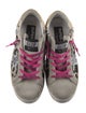 Golden Goose Ponyhair Animal Print Sneakers