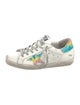 Golden Goose Leather Distressed Accents Sneakers
