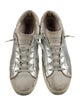Golden Goose Leather Distressed Accents Sneakers