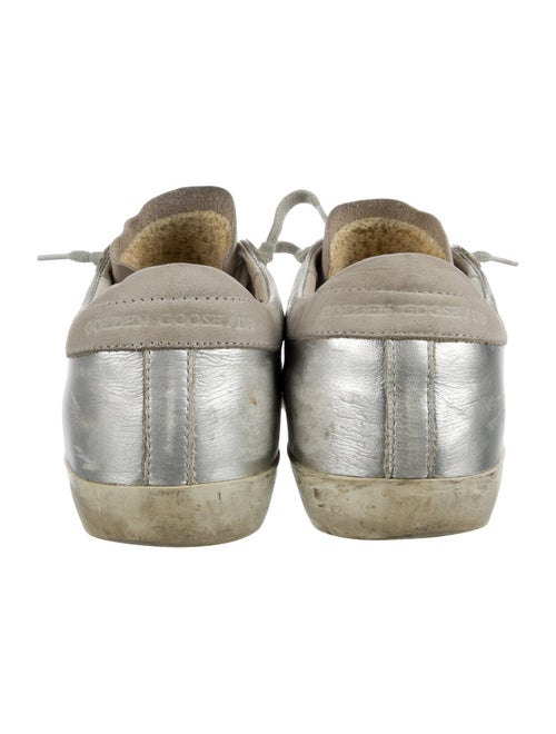 Golden Goose Leather Distressed Accents Sneakers