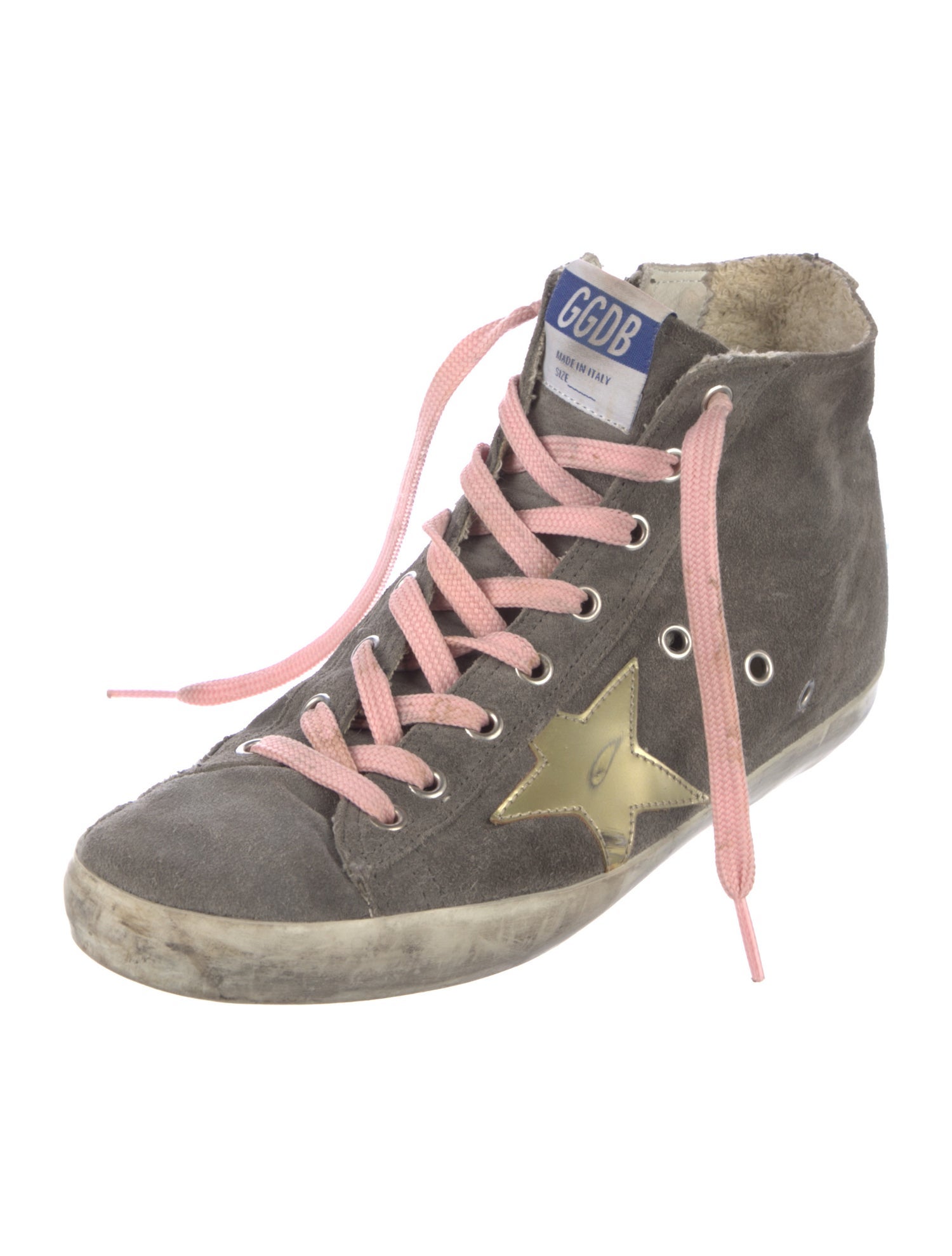 Golden Goose Suede Printed Sneakers