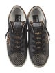Golden Goose Leather Animal Print Sneakers
