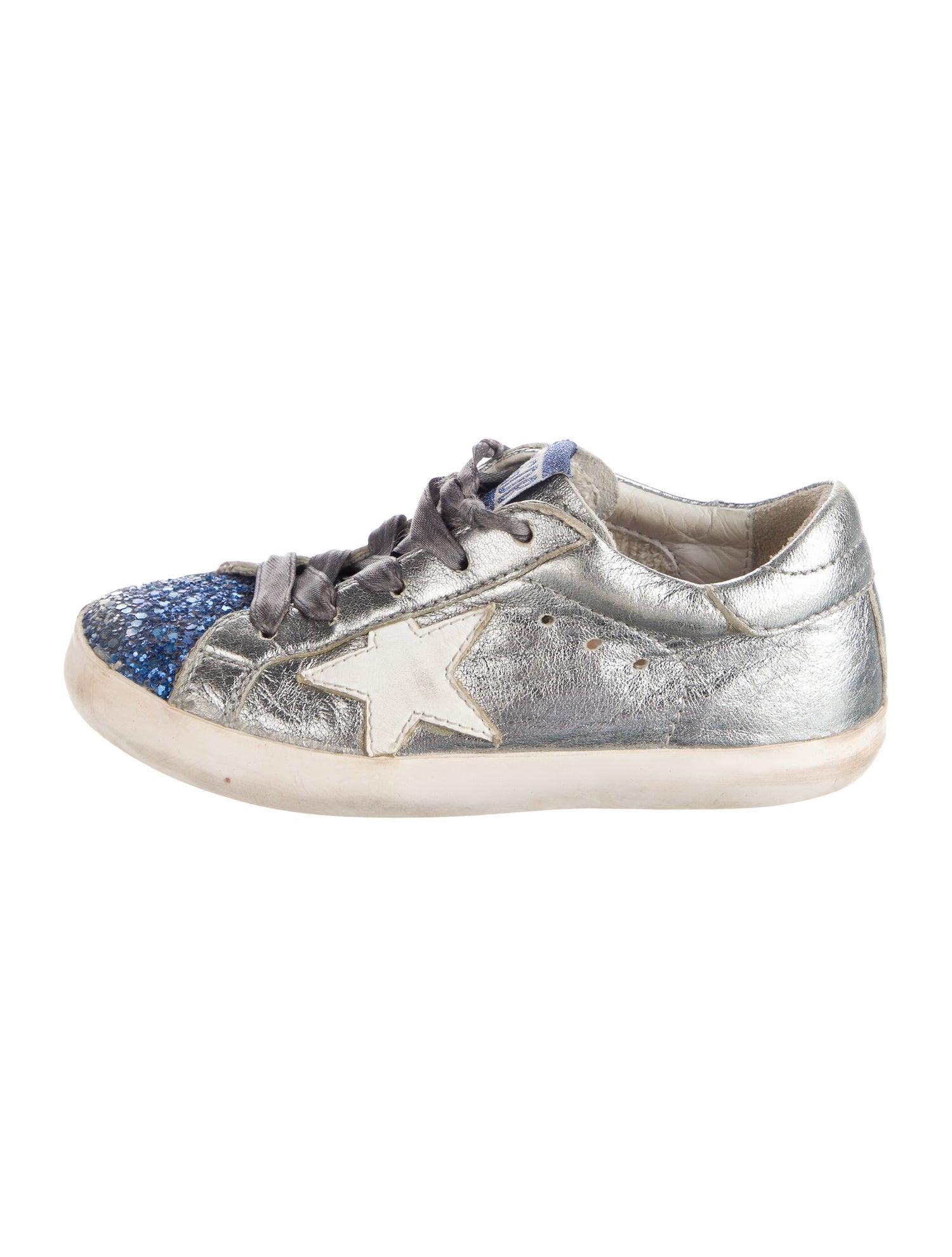Golden Goose Toddler Girls' Metallic Low Top Sneakers
