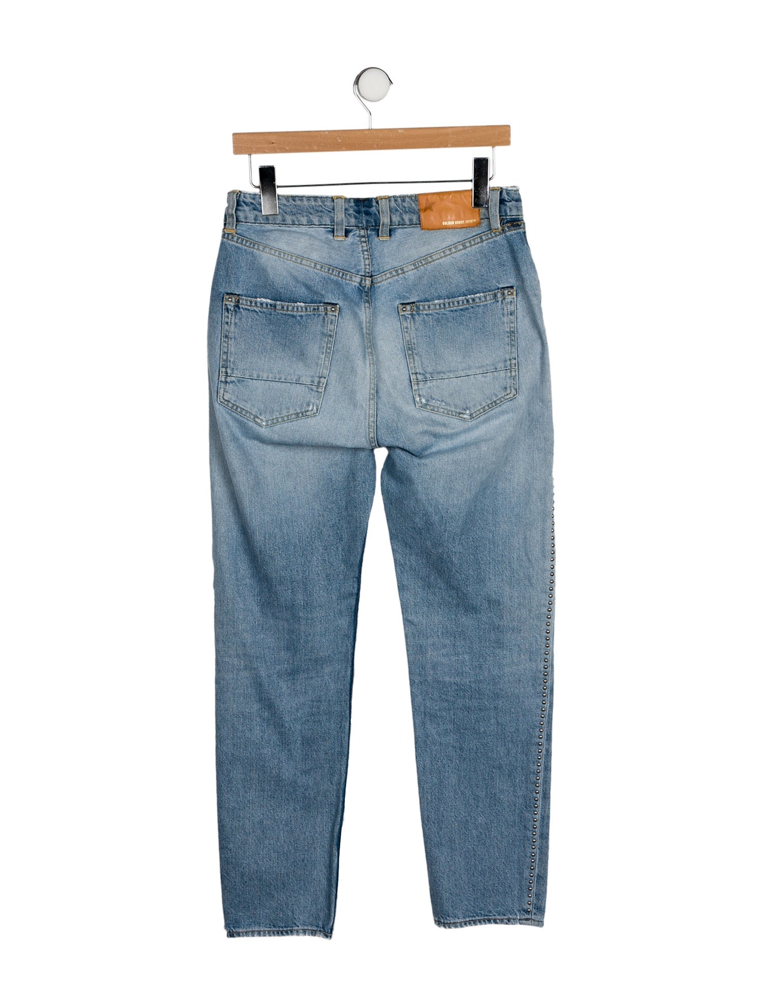 Golden Goose High-Rise Straight Leg Jeans