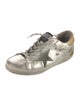 Golden Goose Leather Printed Sneakers