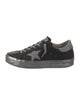 Golden Goose Leather Printed Sneakers