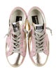Golden Goose Leather Printed Sneakers
