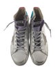 Golden Goose Leather Printed Sneakers