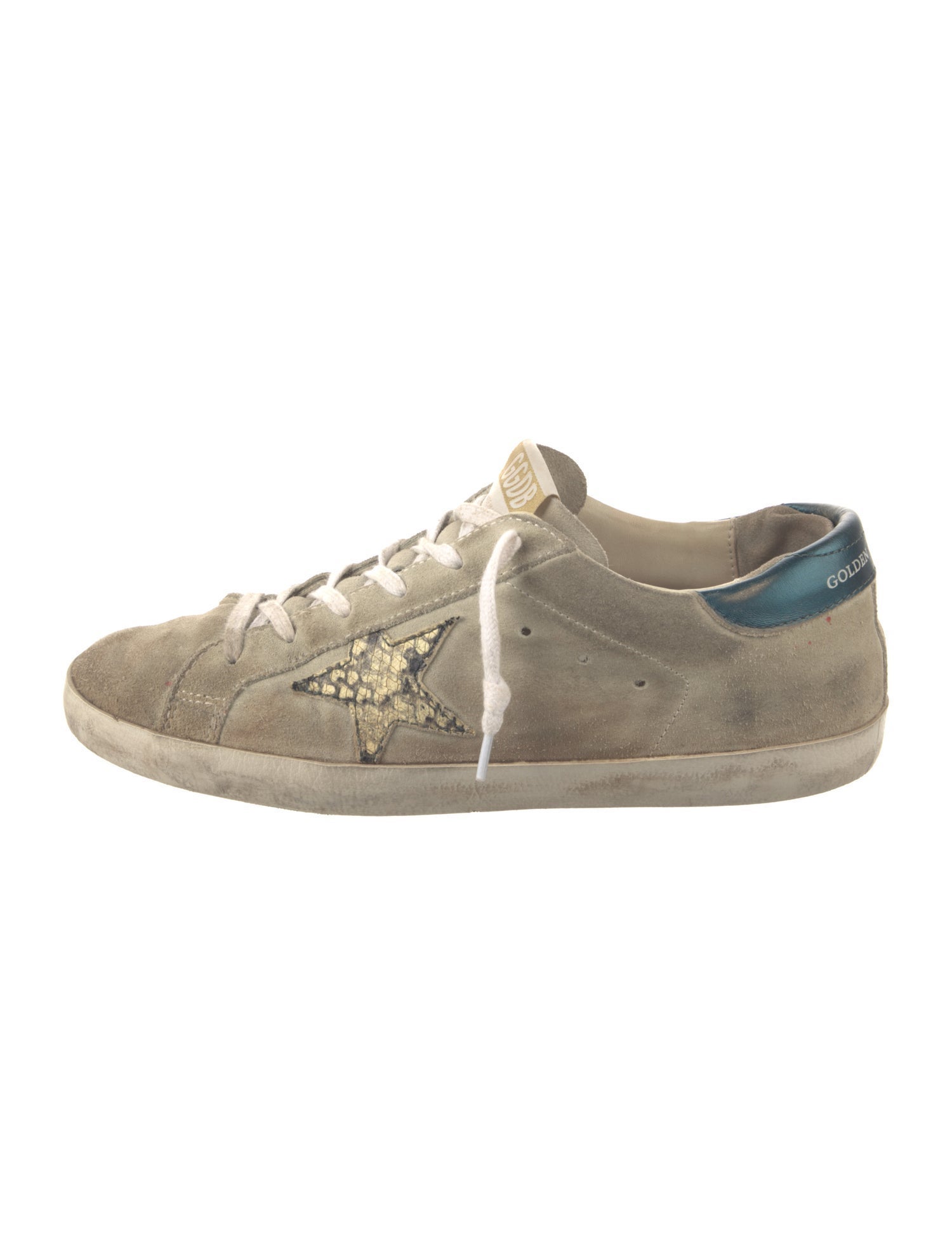 Golden Goose Suede Printed Sneakers