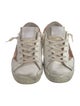 Golden Goose Leather Printed Sneakers