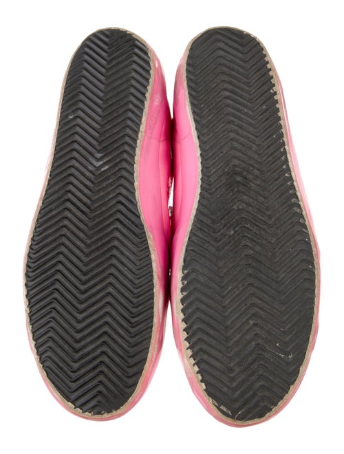 Golden Goose Patent Leather Printed Sneakers