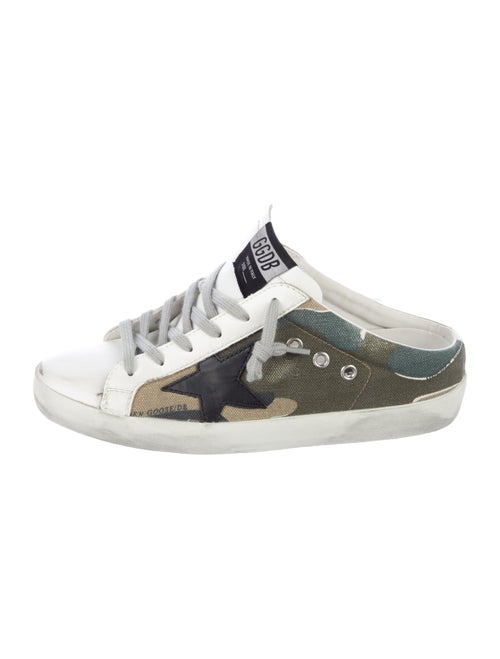 Golden Goose Canvas Printed Sneakers