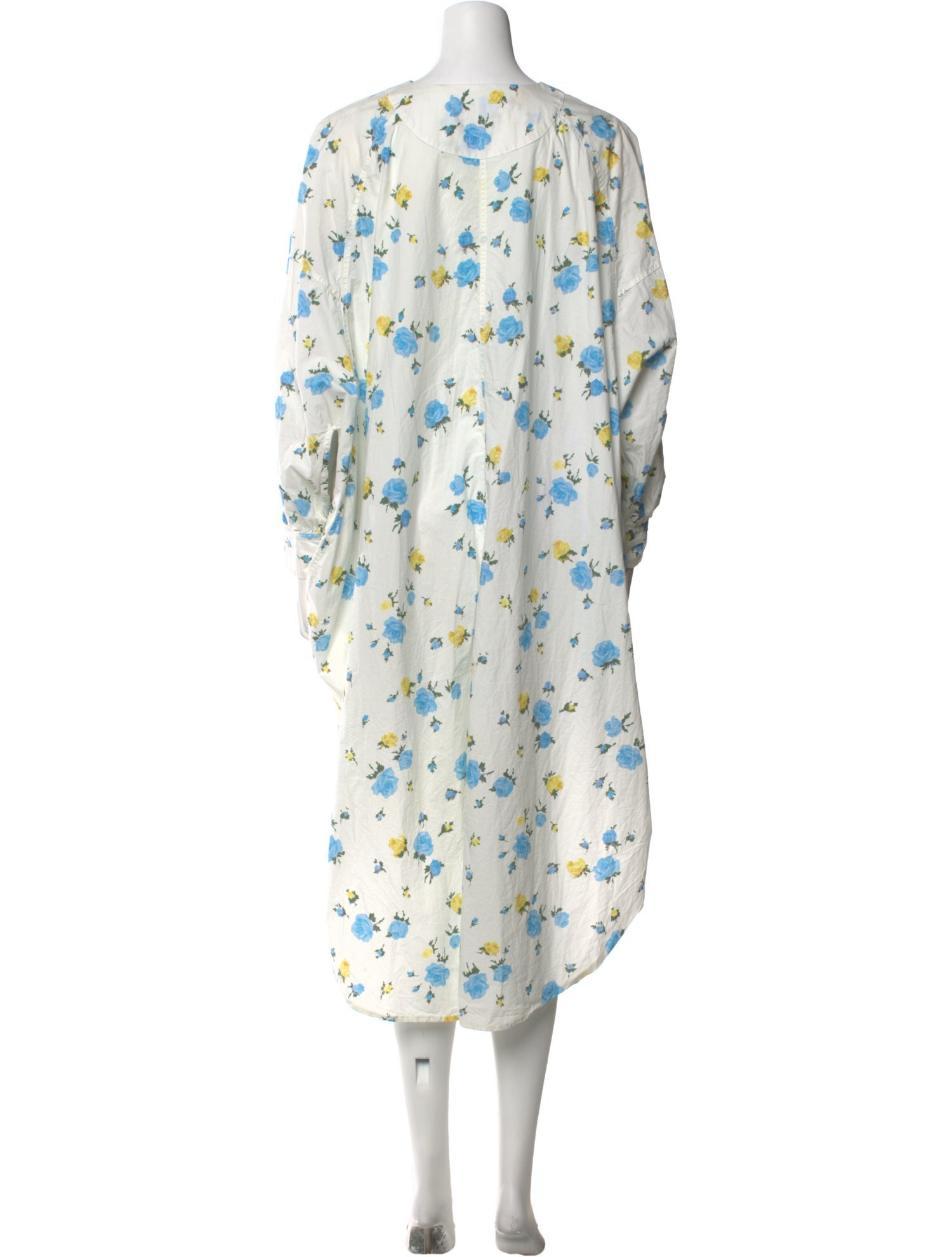 Golden Goose Floral Print Midi Length Dress